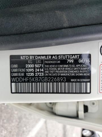 2016 MERCEDES-BENZ E 350 WDDHF5KB7GB226893
