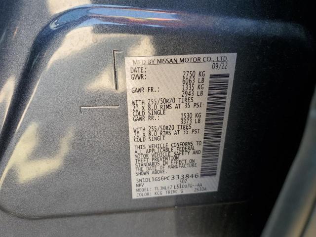 2023 INFINITI QX60 SENSO 5N1DL1GS6PC333846