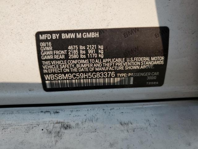 2017 BMW M3 WBS8M9C59H5G83376