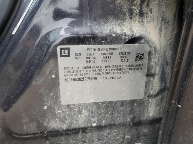 2015 CHEVROLET CRUZE ECO 1G1PH5SB2F7299079