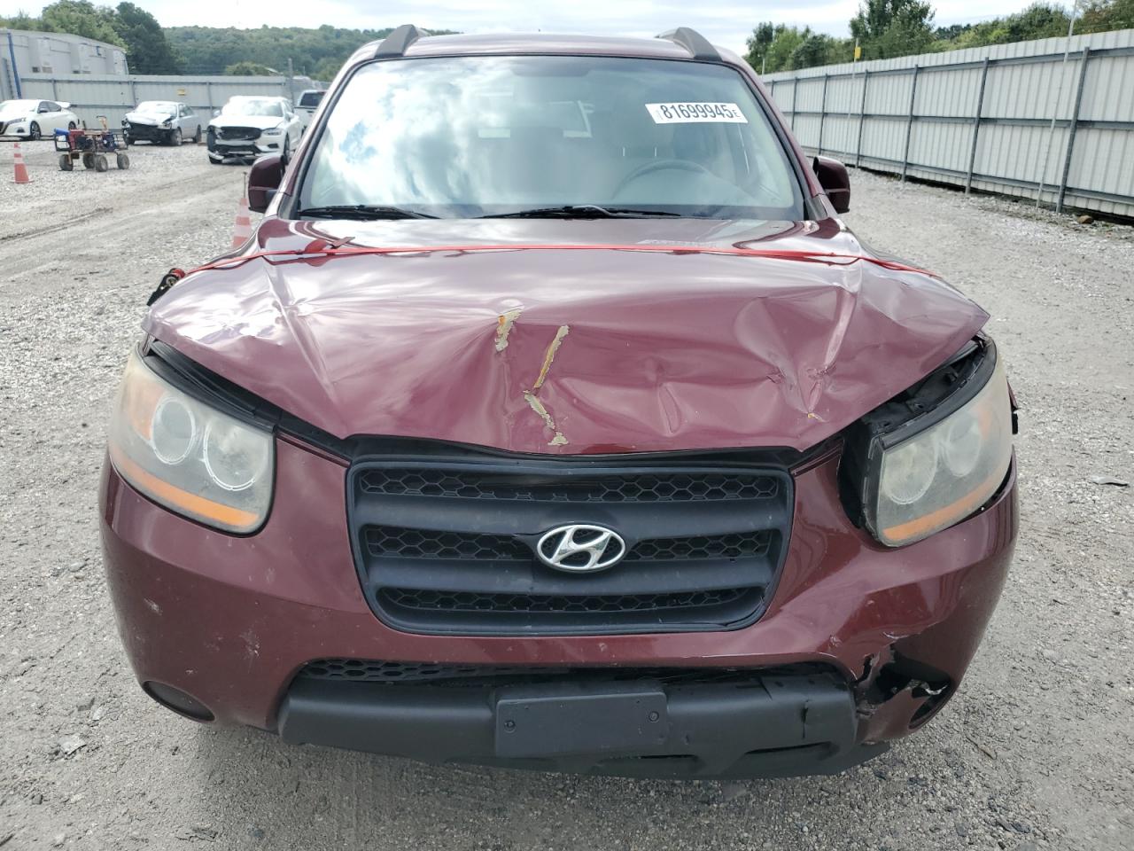 Lot #3282579866 2008 HYUNDAI SANTA FE GLS