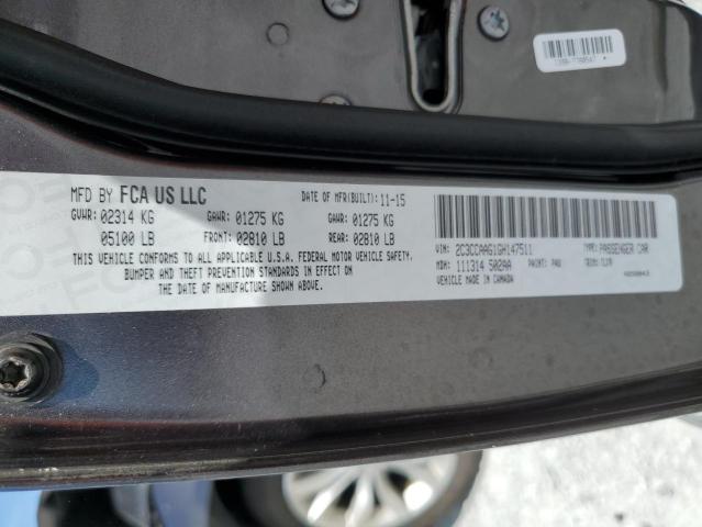 2016 CHRYSLER 300 LIMITED 2C3CCAAG1GH147511