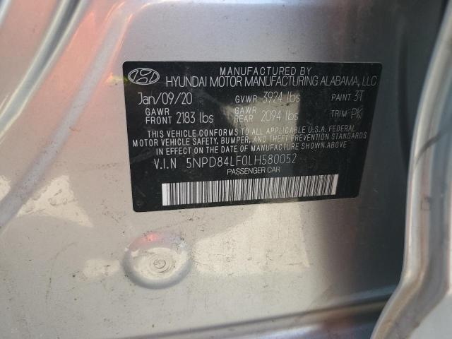 2020 HYUNDAI ELANTRA SE - 5NPD84LF0LH580052