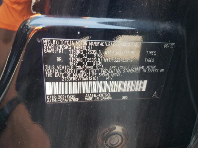 2016 TOYOTA RAV4 LIMIT 2T3DFREV7GW513101