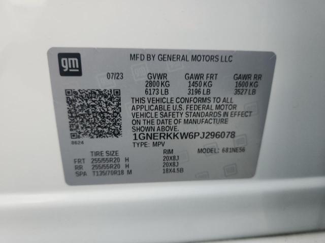 2023 CHEVROLET TRAVERSE PREMIER 1GNERKKW6PJ296078