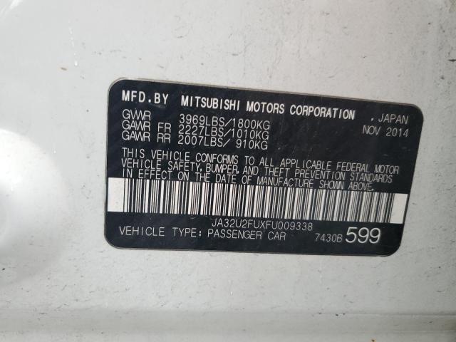 2015 MITSUBISHI LANCER ES JA32U2FUXFU009338