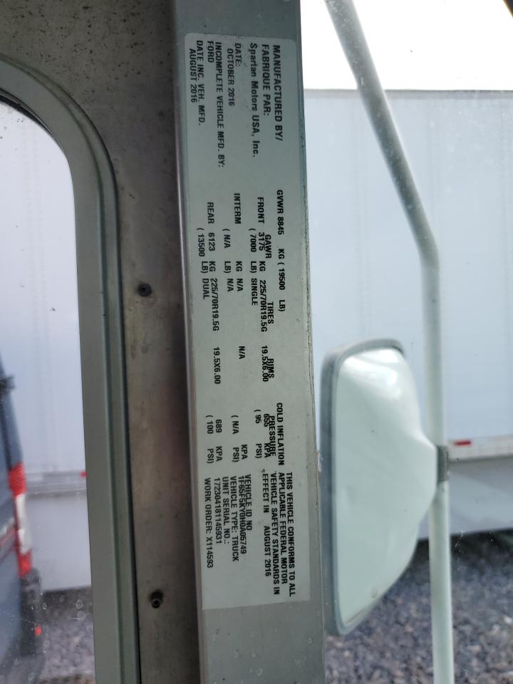 Lot #3310415970 2017 FORD F59