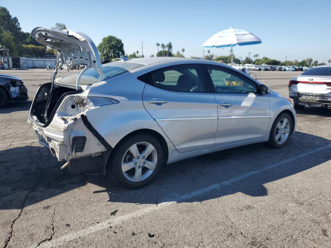Lot #3264419426 2013 HYUNDAI ELANTRA GL