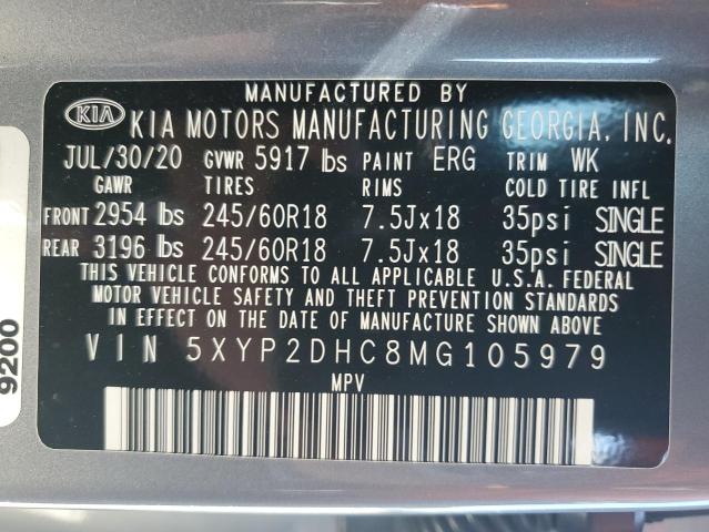 2021 KIA TELLURIDE #3280307958