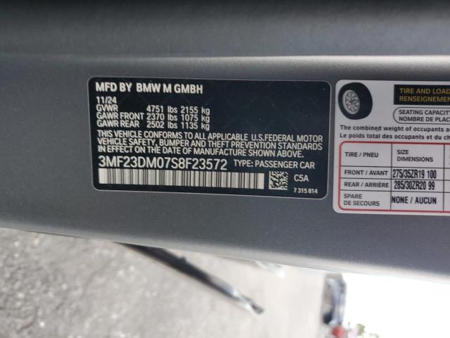 2025 BMW M2 3MF23DM07S8F23572