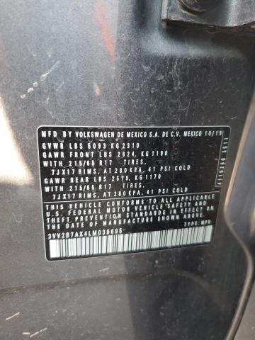 2020 VOLKSWAGEN TIGUAN SE - 3VV2B7AX4LM038695