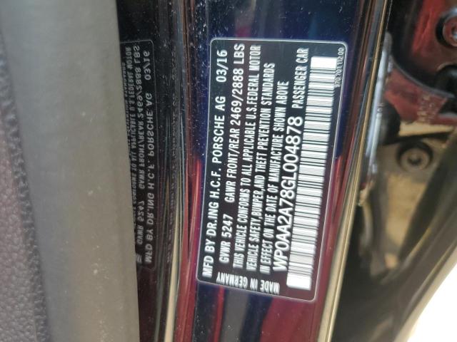 2016 PORSCHE PANAMERA 2 #3317734080