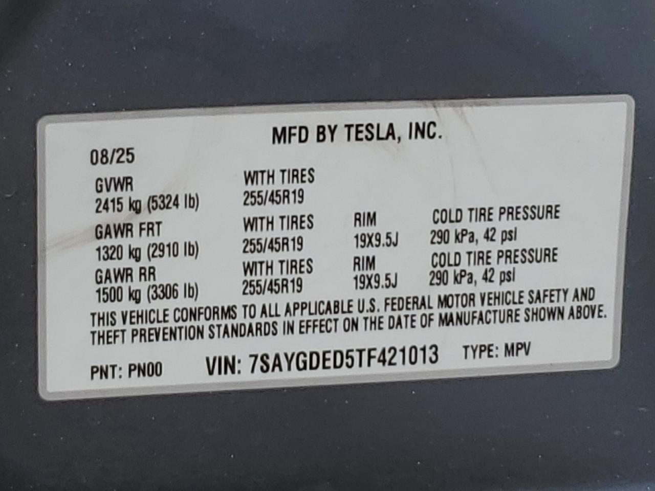 TESLA MODEL Y