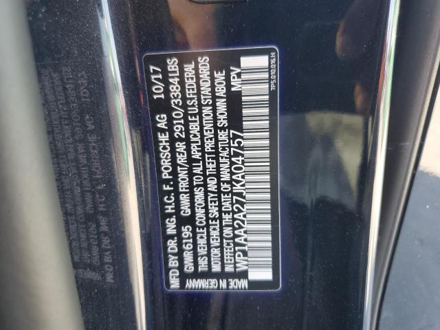 2018 PORSCHE CAYENNE WP1AA2A27JKA04757