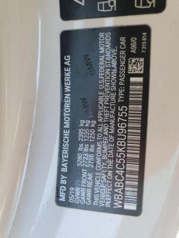 2019 BMW M850XI WBABC4C55KBU96755