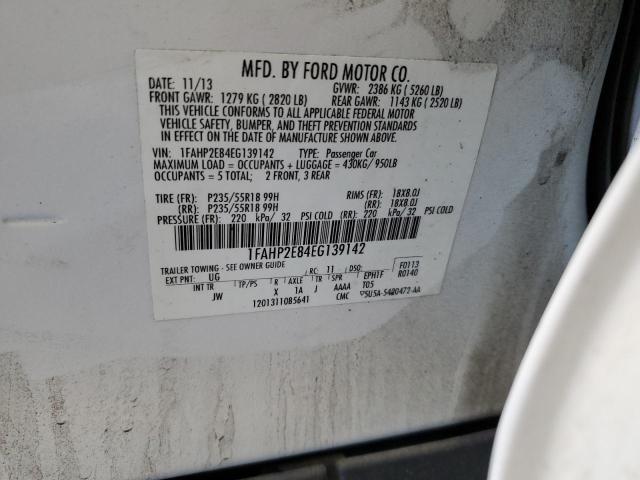 2014 FORD TAURUS SEL #3304769912