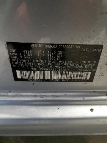 2018 SUBARU IMPREZA 4S3GKAA62J3619703