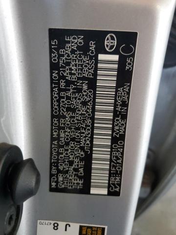 2015 TOYOTA PRIUS JTDKN3DU8F0446320