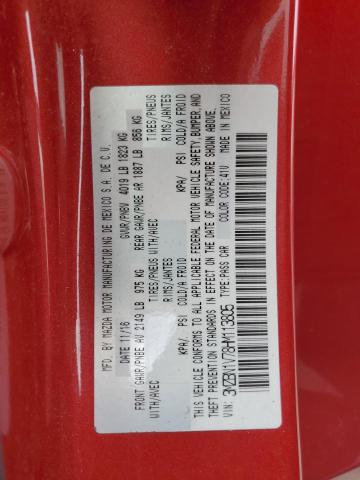 2017 MAZDA 3 TOURING 3MZBN1V78HM113805