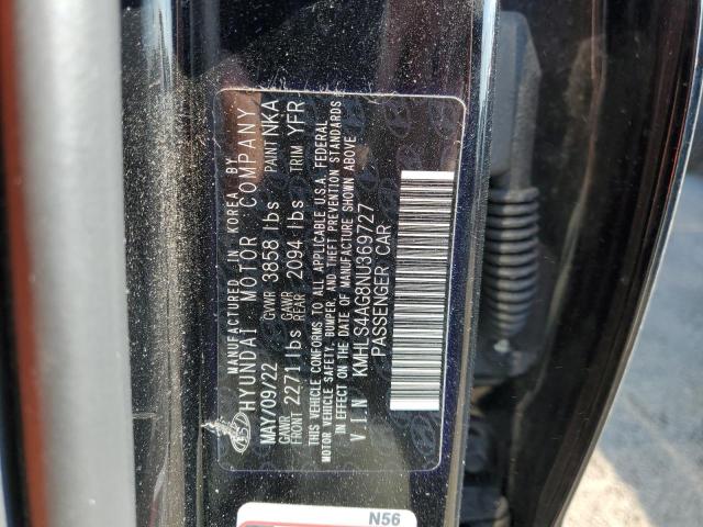 2022 HYUNDAI ELANTRA SEL KMHLS4AG8NU369727