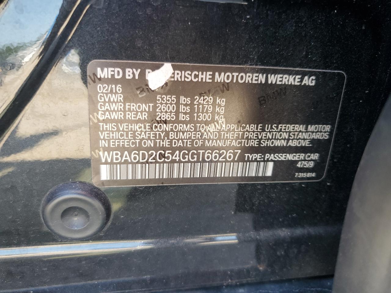 BMW 6 SERIES GRAN COUPE XI GRAN COUPE