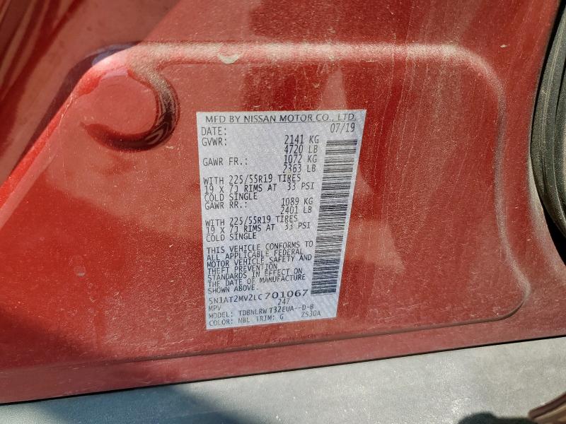 2020 NISSAN ROGUE S - 5N1AT2MV2LC701067