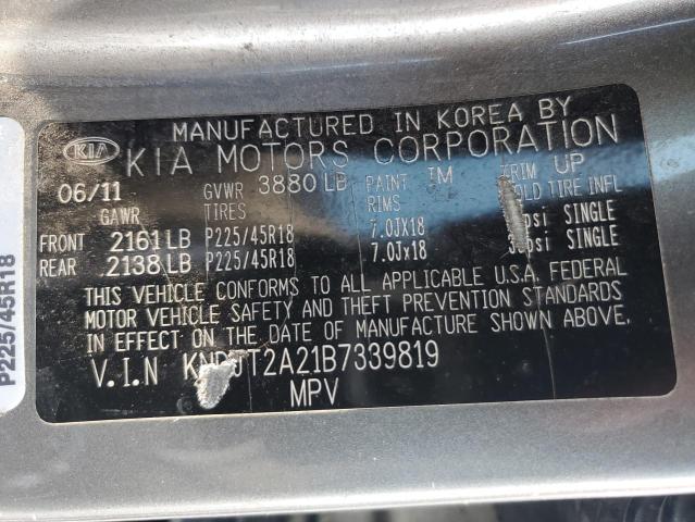 2011 KIA SOUL + - KNDJT2A21B7339819