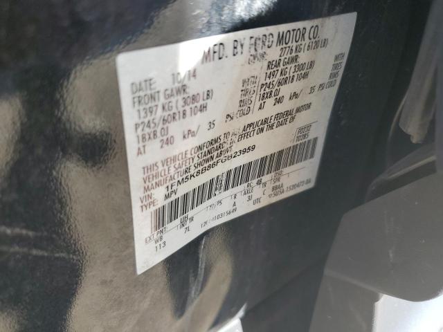 2015 FORD EXPLORER 1FM5K8B86FGB23959