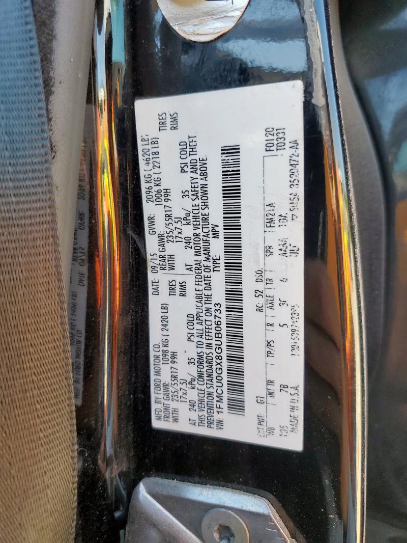 2016 FORD ESCAPE SE - 1FMCU0GX8GUB06733