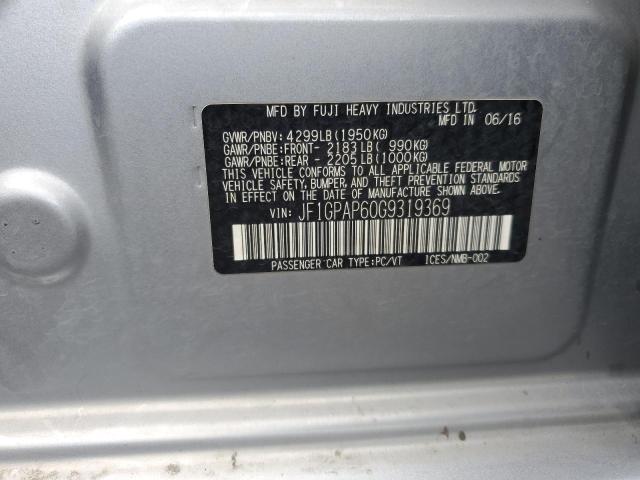 2016 SUBARU IMPREZA SPORT PREMIUM JF1GPAP60G9319369