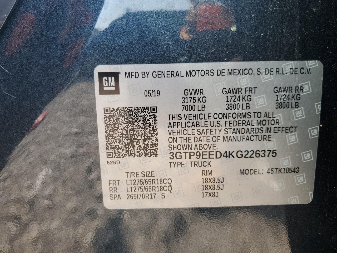 GMC SIERRA K1500 AT4