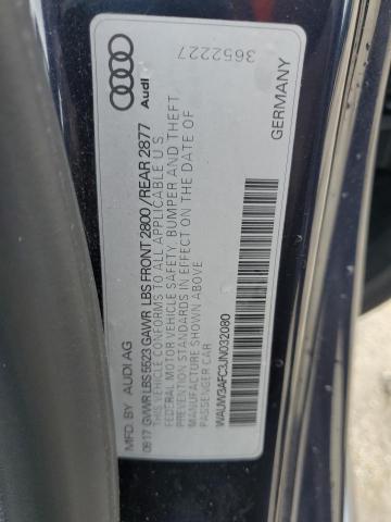 2018 AUDI A7 PREMIUM WAUW3AFC3JN032080