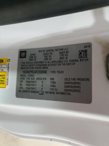 2015 CHEVROLET SILVERADO 1GCNCPEC4FZ302646