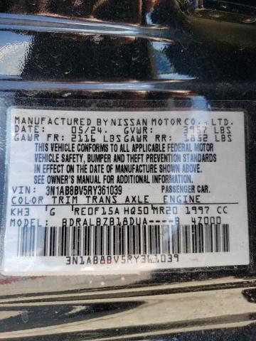 2024 NISSAN SENTRA S 3N1AB8BV5RY361039