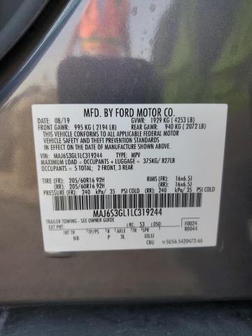 2020 FORD ECOSPORT SE - MAJ6S3GL1LC319244