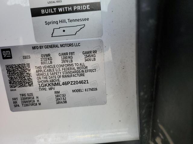 2023 GMC ACADIA SLT 1GKKNML46PZ204621
