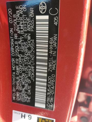 2021 TOYOTA PRIUS SPEC JTDKAMFU1M3129554