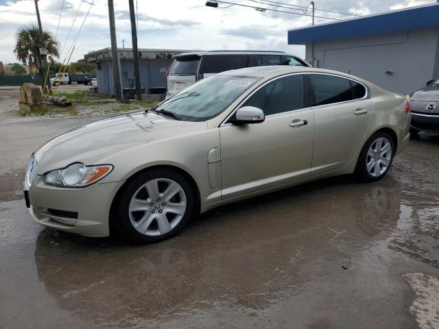 JAGU XF LUXURY 2009 beige sedan 4d gas SAJWA05B89HR05586 photo #1