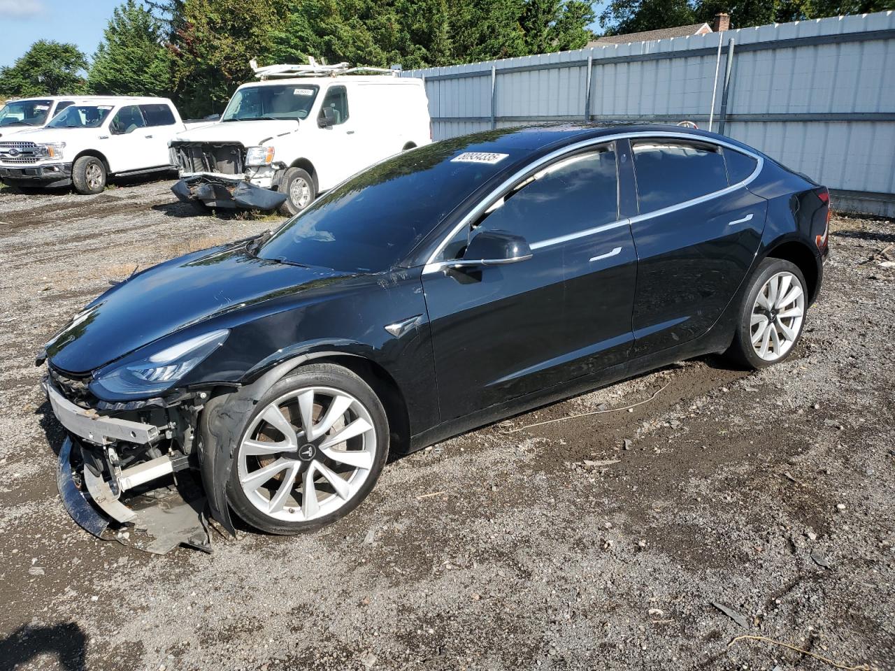 Lot #3311682226 2018 TESLA MODEL 3
