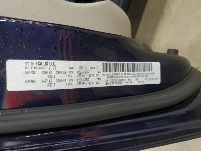 2016 CHRYSLER TOWN & COU 2C4RC1BG1GR206569