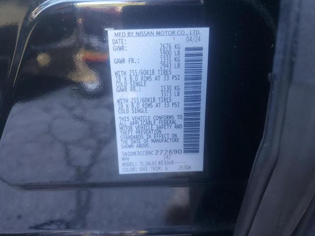 2024 NISSAN PATHFINDER 5N1DR3CC8RC272690