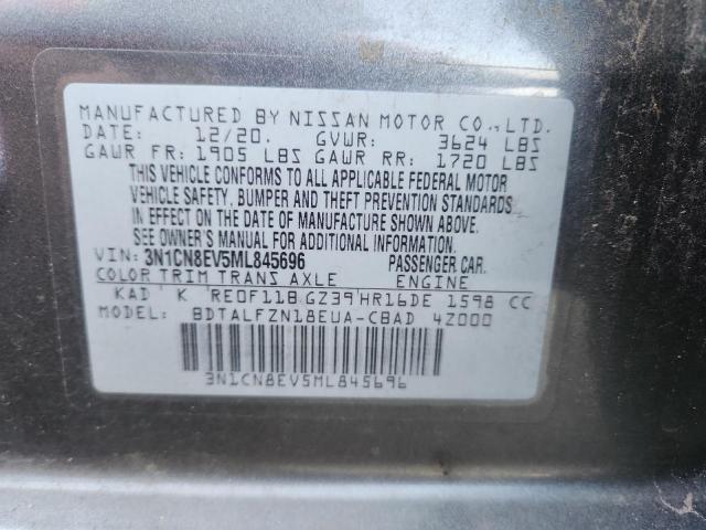 2021 NISSAN VERSA SV 3N1CN8EV5ML845696