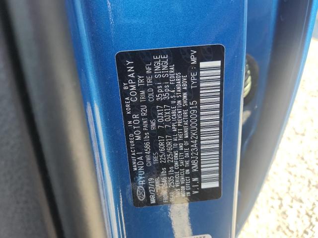 2019 HYUNDAI TUCSON SE - KM8J23A42KU000915