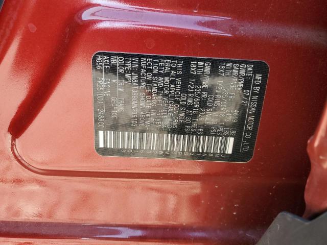 2021 NISSAN ROGUE SV JN8AT3BB0MW236103