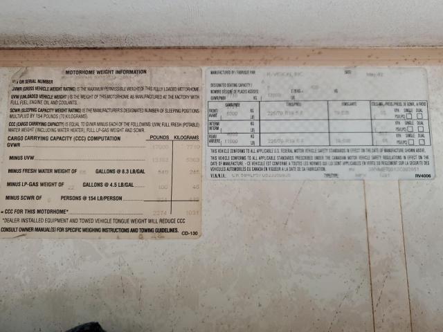 2002 WRKH MOTORHOME #3247606508