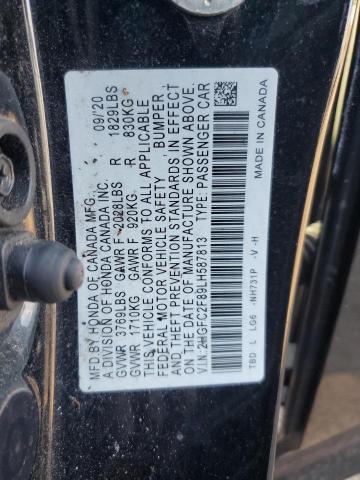 2020 HONDA CIVIC SPOR - 2HGFC2F89LH587813