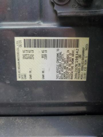 2009 NISSAN ALTIMA 2.5 #3292353288