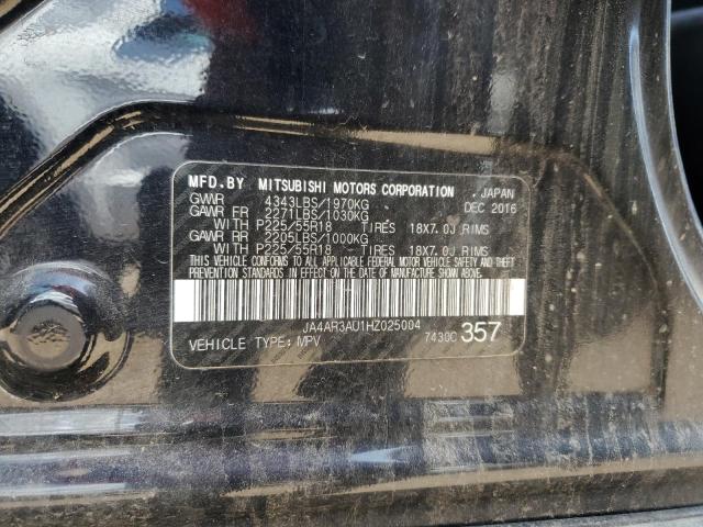 2017 MITSUBISHI OUTLANDER SPORT ES JA4AR3AU1HZ025004