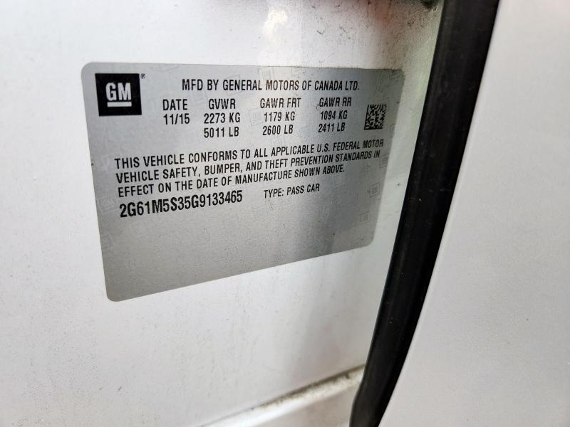 2016 CADILLAC XTS LUXURY - 2G61M5S35G9133465