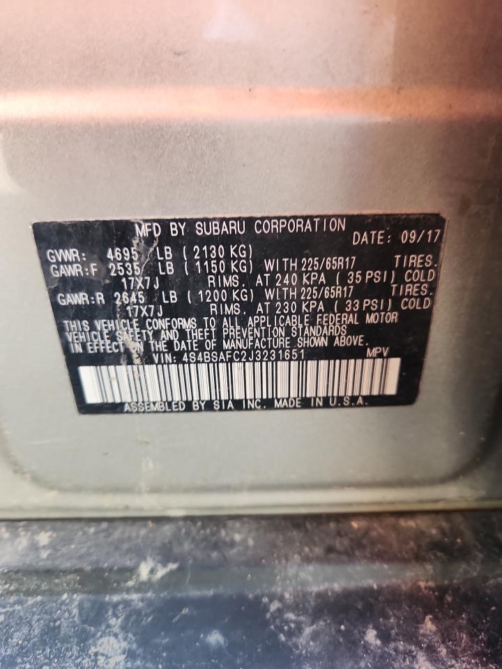 SUBARU OUTBACK 2.5I PREMIUM